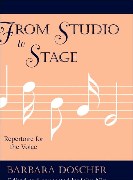 Cover for Barbara M. Doscher · From Studio to Stage: Repertoire for the Voice (Hardcover Book) (2002)