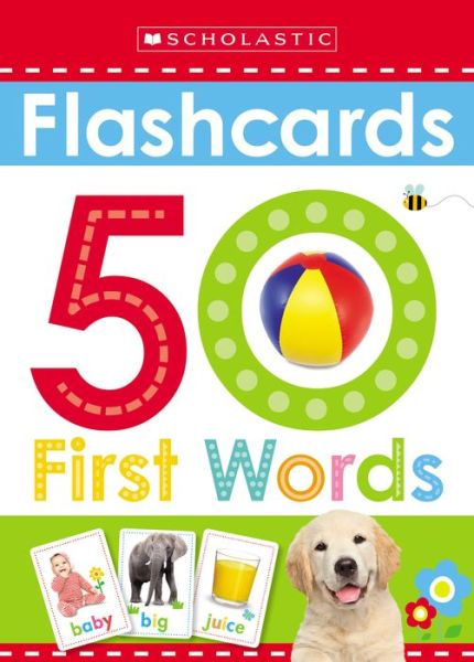 Cover for Scholastic · 50 First Words Flashcards: Scholastic Early Learners (Flashcards) - Scholastic Early Learners (Book) (2017)