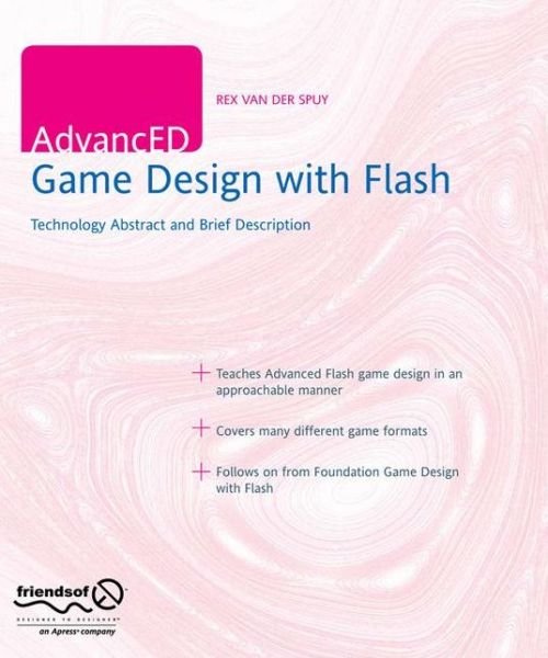 Cover for Rex Van Der Spuy · AdvancED Game Design with Flash (Taschenbuch) [1st edition] (2010)