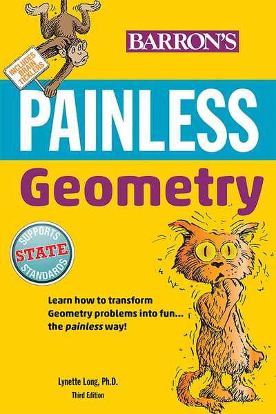 Cover for Lynette Long · Painless Geometry - Barron's Painless (Paperback Book) [Third edition] (2018)