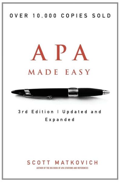 Cover for Mr Scott R Matkovich · Apa Made Easy (Paperback Book) (2012)