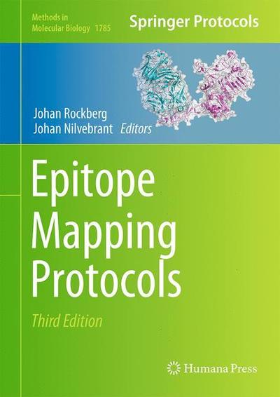 Cover for Epitope Mapping Protocols - Methods in Molecular Biology (Hardcover Book) [3rd ed. 2018 edition] (2018)