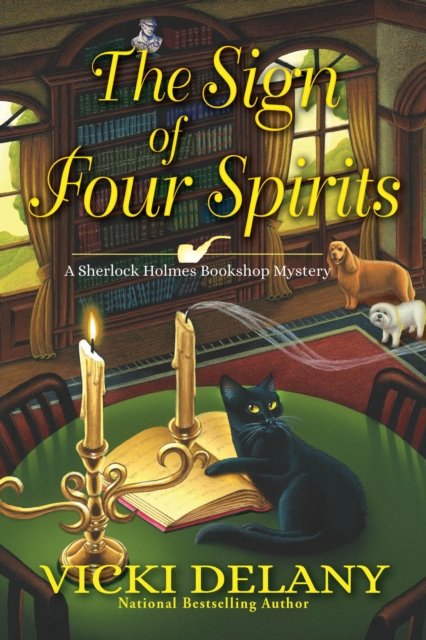 Cover for Vicki Delany · The Sign of Four Spirits (Innbunden bok) (2024)