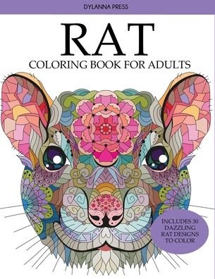 Cover for Dylanna Press · Rat Coloring Book for Adults (Paperback Book) (2020)