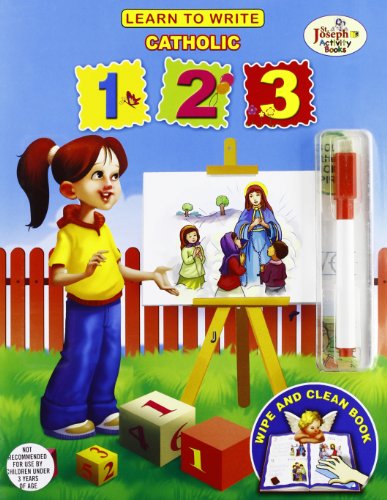 Cover for Catholic Book Publishing Corp · Learn to Write: Catholic 1,2,3 [with Dry Erase Marker] (St. Joseph Activity Books) (Pocketbok) (2013)