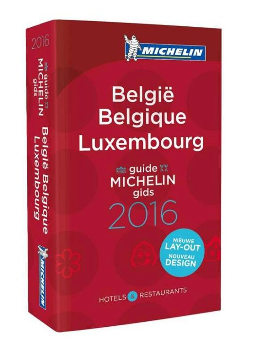 Cover for Michelin · Michelin guide belgium luxembourg (belgique luxembourg) - hotel &amp; restauran (Paperback Bog) (2016)
