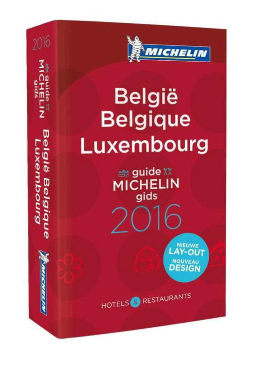 Cover for Michelin · Michelin guide belgium luxembourg (belgique luxembourg) - hotel &amp; restauran (Paperback Book) (2016)