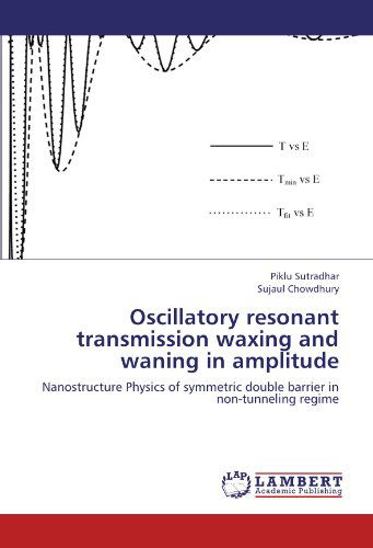 Cover for Sujaul Chowdhury · Oscillatory Resonant Transmission Waxing and Waning in Amplitude: Nanostructure Physics of Symmetric Double Barrier in Non-tunneling Regime (Paperback Book) (2012)