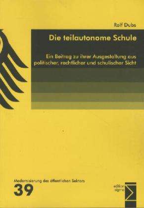 Cover for Dubs · Teilautonome Schule (Book)