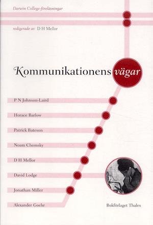 Cover for D H Mellor · Kommunikationens vägar (Gebundesens Buch) (2003)