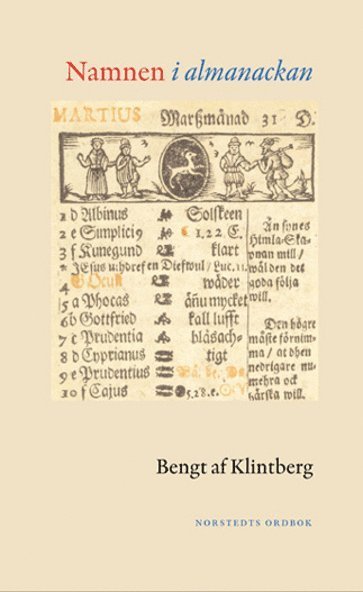 Cover for Bengt af Klintberg · Namnen i almanackan (ePUB) (2012)