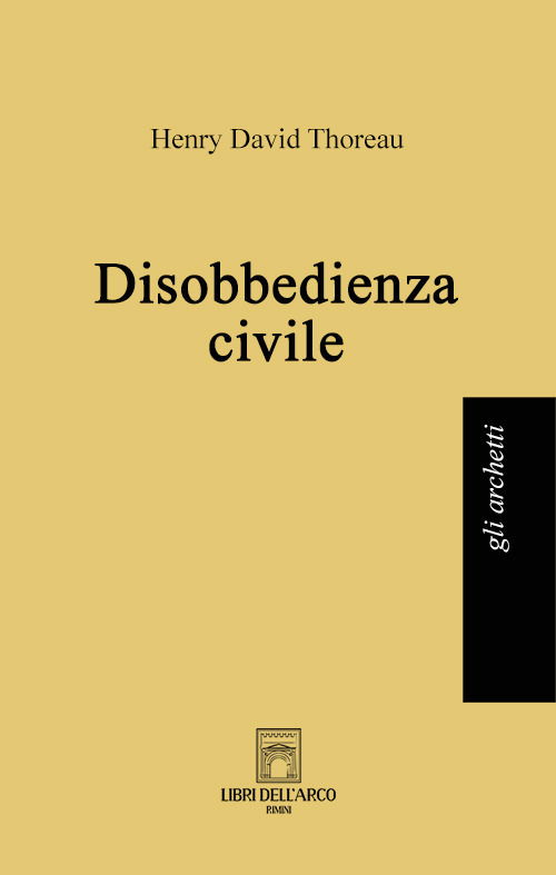 Cover for Henry David Thoreau · Disobbedienza Civile (Book)