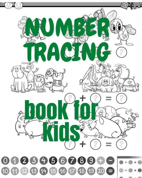 Cover for Pious Man · Number Tracing Book for Kids (Paperback Book) (2020)