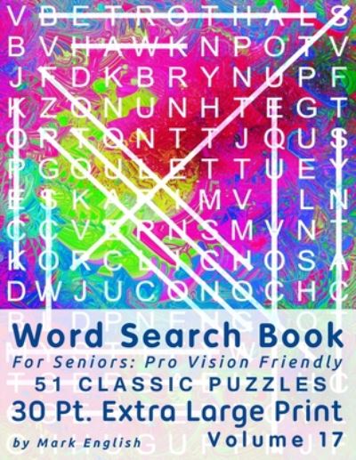 Cover for Mark English · Word Search Book For Seniors (Paperback Book) (2020)