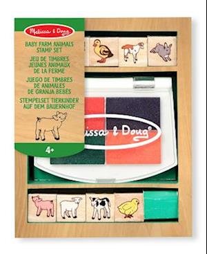 Cover for Melissa And Doug · Baby Farm Animals Stamp Set (N/A)