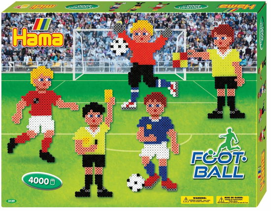 Creatief Strijkkralen-Hama 3139 Football 4000st. - Creatief | Strijkkralen - Produtos - Hama - 0028178031398 - 10 de março de 2014