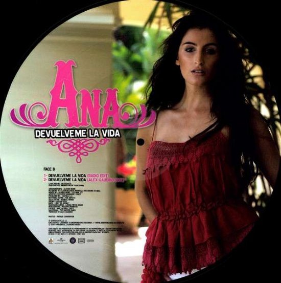 Cover for Ana · Devuelveme La Vida (LP) (2008)