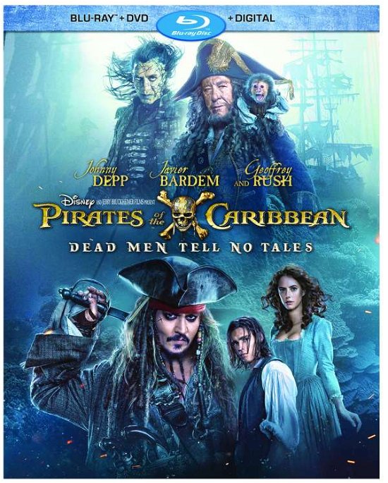 Cover for Pirates of the Caribbean: Dead men Tell No Tales (Blu-ray) (2017)