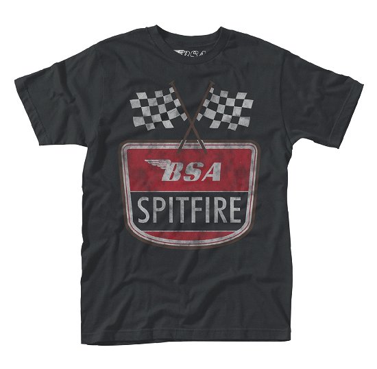 Cover for Bsa · Spitfire Flag (T-shirt) [size S] [Black edition] (2017)