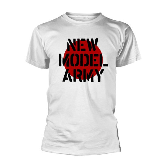 Cover for New Model Army · Logo (White) (Klær) [size M] [White edition] (2019)