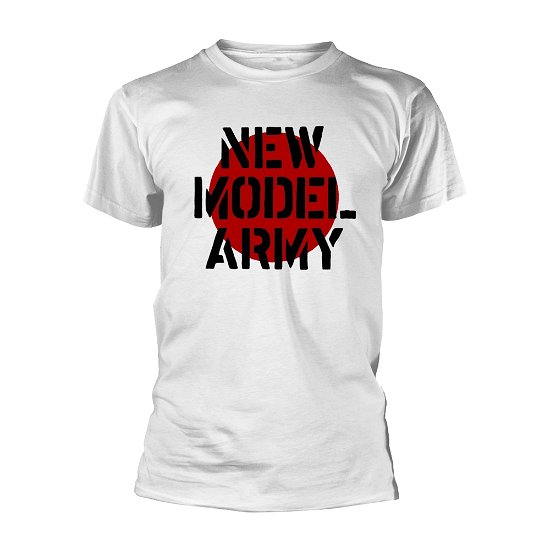 Cover for New Model Army · Logo (White) (Bekleidung) [size M] [White edition] (2019)