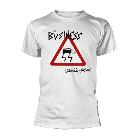 Drinkin + Drivin (White) - The Business - Merchandise - PHM PUNK - 0803343250398 - August 5, 2019