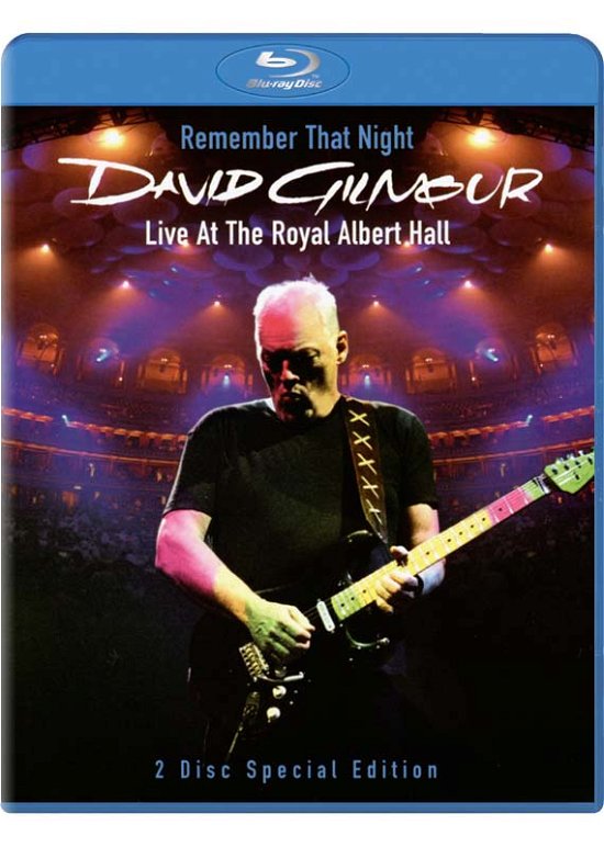 Cover for David Gilmour · Remember That Night: Live at Royal Albert Hall (Blu-ray) (2007)