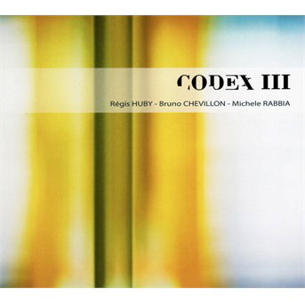 Cover for Regis Huby · Codex Iii (CD) (2021)