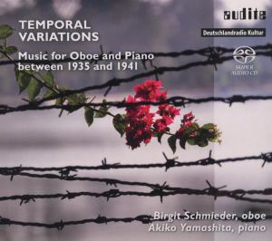 Cover for Schmieder Birgit / Yamashita Akiko · Temporal Variations - Music for Oboe and Piano between 1935 and 1941 Audite Klassisk (SACD) (2012)