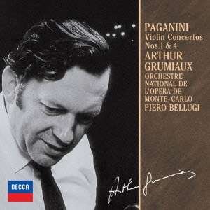 Cover for Arthur Grumiaux · Paganini: Violin Concerto Nos.1&amp;4 (CD) (2021)
