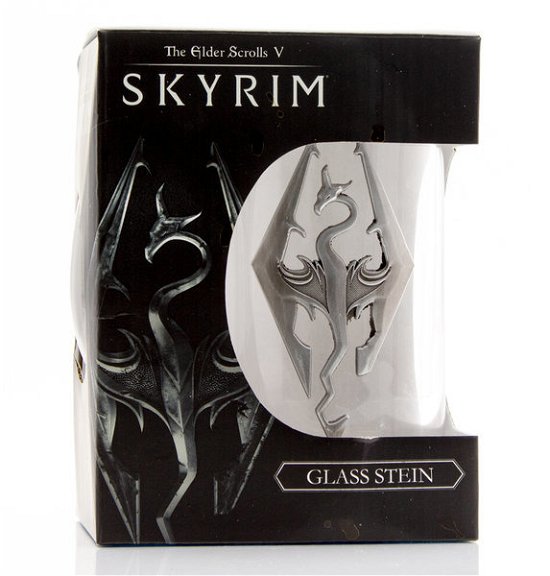 Glaskrug Skyrim Dragon Symbol (500ml) - Skyrim - Merchandise - GB EYE LTD - 5028486377398 - February 7, 2019