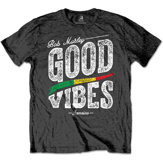 Bob Marley Unisex T-Shirt: Good Vibes - Bob Marley - Koopwaar - Bravado - 5055979952398 - 