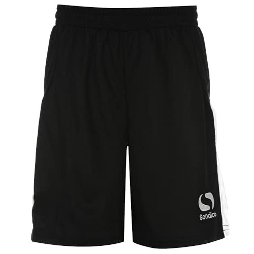 Sondico Core Football Shorts  Adult XL Black Sportswear - Sondico Core Football Shorts  Adult XL Black Sportswear - Produtos - Creative Distribution - 5056122513398 - 