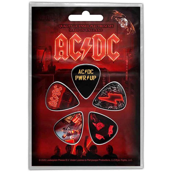 AC/DC Plectrum Pack: PWR-UP - AC/DC - Merchandise -  - 5056365709398 - 