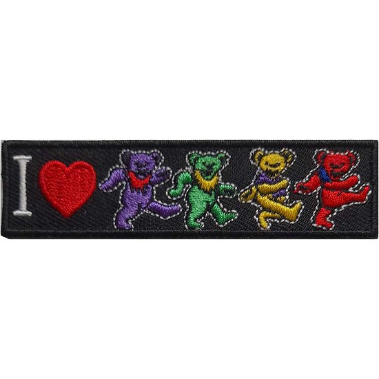 Cover for Grateful Dead · Grateful Dead Standard Woven Patch: I Love Bears (Patch)