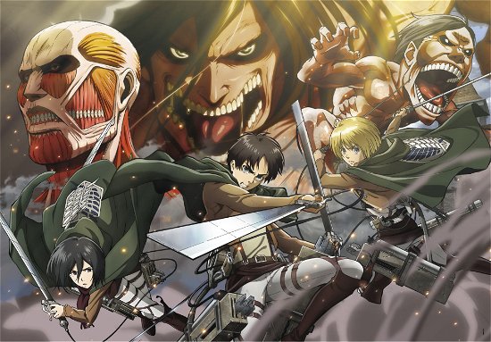 Cover for Anime · Puslespil ANIME ATTACK ON TITANS CUBE, 500 brikker (Jigsaw Puzzle) (2023)