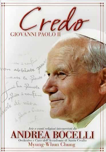 Cover for Andrea Bocelli · Credo Giovanni Paolo II (DVD) (2006)