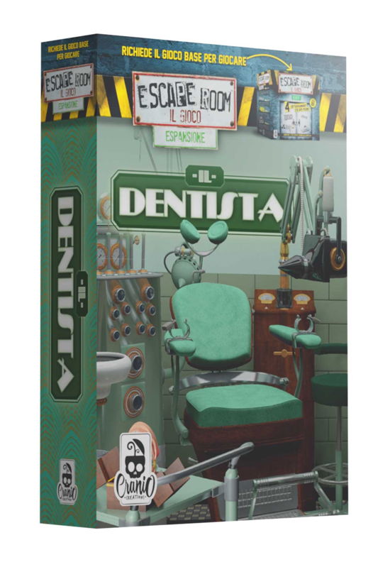 Cover for Cranio Creations: Escape Room The Game · Il Dentista (Espansione) (MERCH)