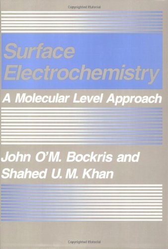 Cover for John O'M. Bockris · Surface Electrochemistry: A Molecular Level Approach (Paperback Bog) [Softcover reprint of the original 1st ed. 1993 edition] (1993)