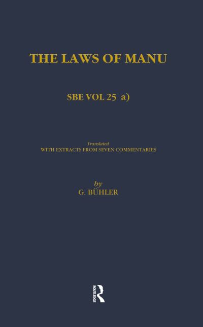 The Laws of Manu - F. Max Muller - Boeken - Taylor & Francis Ltd - 9780700715398 - 21 september 2001