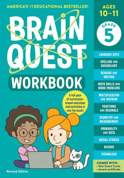Cover for Bridget Heos · Brain Quest Workbook: 5th Grade (Paperback Book) [Revised edition] (2023)