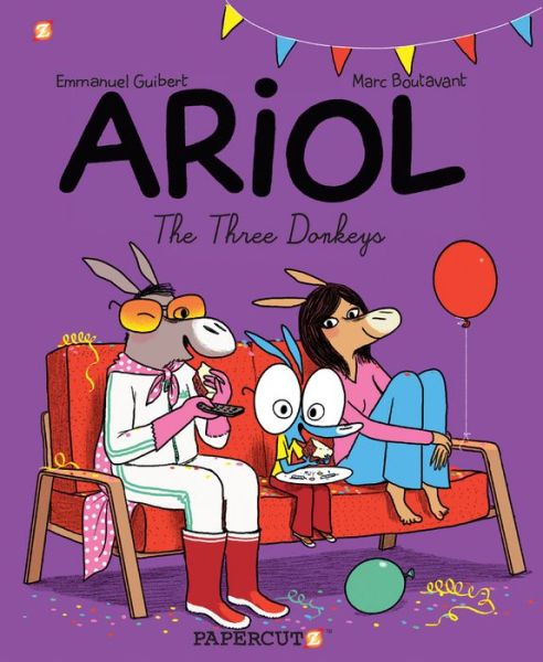 Cover for Emmanuel Guibert · The Three Donkeys: Ariol #8 - Ariol Graphic Novels (Paperback Book) (2016)