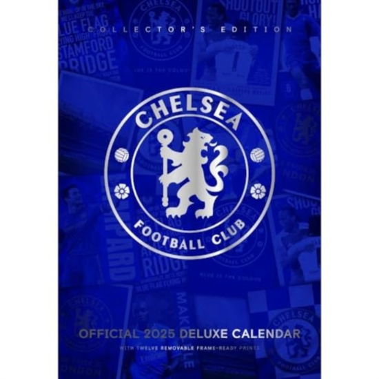 Chelsea FC A3 Deluxe Calendar 2025 -  - Gadżety - Danilo Promotions Limited - 9781835272398 - 1 września 2024