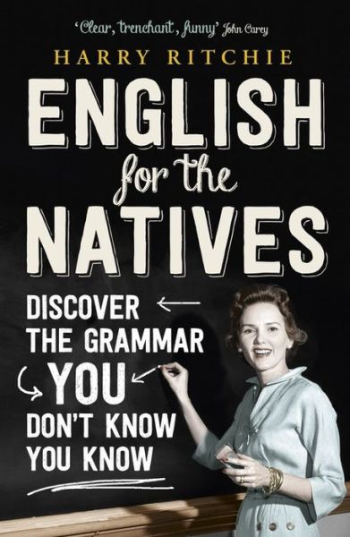 Cover for Harry Ritchie · English for the Natives: Discover the Grammar You Don't Know You Know (Paperback Book) (2014)