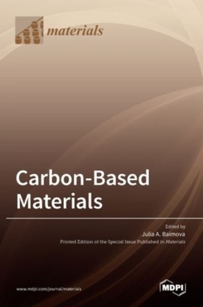 Cover for Mdpi Ag · Carbon-Based Materials (Hardcover bog) (2022)