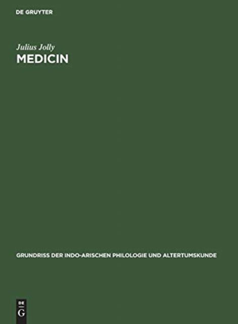 Cover for Julius Jolly · Medicin : Aus (Book) (1901)