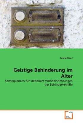 Cover for Roos · Geistige Behinderung im Alter (Book)