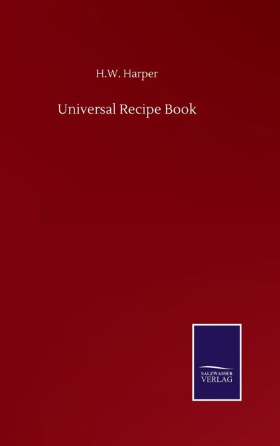 Cover for H W Harper · Universal Recipe Book (Hardcover Book) (2020)