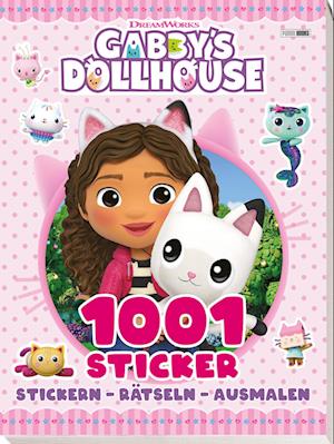 Cover for Panini · Gabby's Dollhouse: 1001 Sticker: Stickern – Rätseln – Ausmalen (Book) (2024)