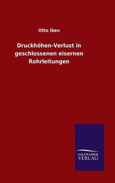 Cover for Iben · Druckhöhen-Verlust in geschlossene (Book) (2015)